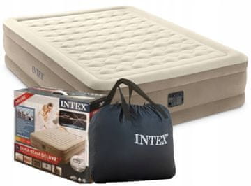 Intex Zračni krevet Ultra Plush Queen Madrac 203 x 152 x 46 cm s ugrađenim kompresorom #64428