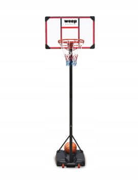 EE Košarkaški set TN001 koš podesiv do 260 cm mobilni 82x52 cm