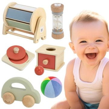 Viga Toys VIGA edukativni set igračaka za djecu od 6 do 12 mjeseci