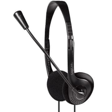 LogiLink Stereo PC slušalice s mikrofonom 1x3,5 mm priključak