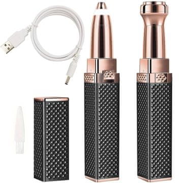GR Epilator za obrve, trimer za lice, ženski brijač za bikini zonu