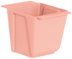 ANGELI Doniczka +uchwyty do montażu na paletę lub płot Easy 10x10x10cm różowa