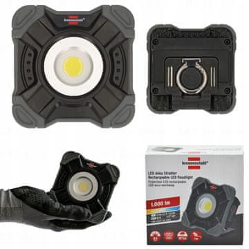 Brennenstuhl Punjiva LED radna svjetiljka SH 1000 MAC (LED reflektor od 1000 lm, IP54, magnet i karabiner)