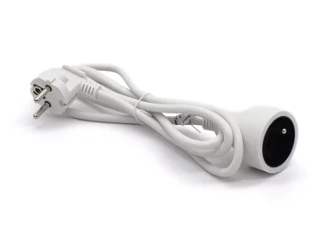 DPM DPM PS01 1-GN produžni kabel 1,5 m bijeli