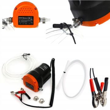 Kraft&Dele 12V protočna pumpa za ispuštanje ulja 210 l/h