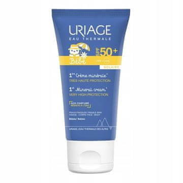 Uriage Bébé 1st mineralna krema SPF 50+ mineralna krema za sunčanje SPF 50+