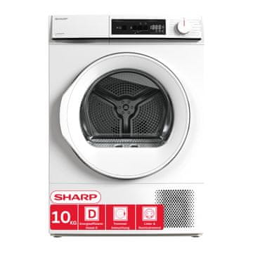 Sharp sušilica rublja s toplinskom pumpom KD-NHA0S6GWWD-DE