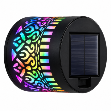 Netscroll Solarna zidna svjetiljka s ukrasnim uzorkom mandale i IP44 zaštitom, OrnaLight