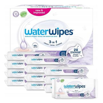 WaterWipes Sensitive+ Umirujuće vlažne maramice s lavandom 12 x 60 kom.