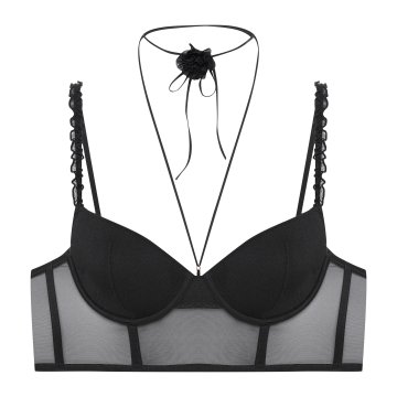 Esotiq Omari push-up grudnjak - crni 80C