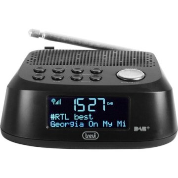 Trevi Radio budilica RC 80D4, DAB+ crni