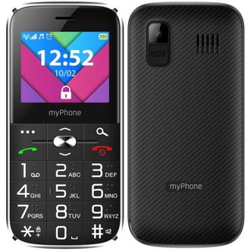 Mobilni telefon Halo C SENIOR crni