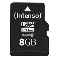 Intenso 8GB microSDHC Class 10 25MB/s memorijska kartica