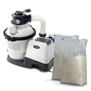 Intex Pumpa za filter pijeska 12000 l/h 26652 + 50 kg pijeska