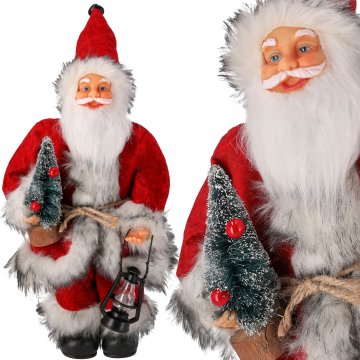 Jumi Božićna figurica Djeda Mraza VELIKI skandinavski ukras