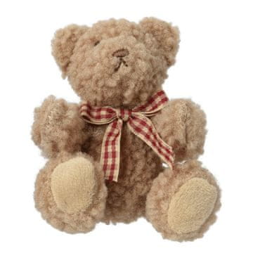 Kaemingk Plišana igračka medvjedić maskota 10 cm smeđe karamel boje