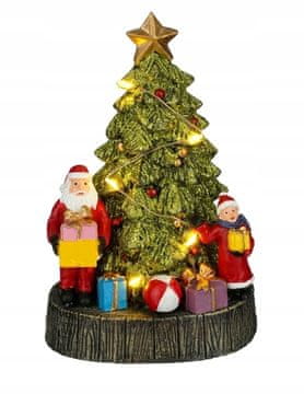 Edelman LED ukrasna figurica božićnog drvca 10 x 8,5 x 16 cm