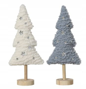 Kaemingk Figurica božićnog drvca, poliester, 36 cm, 1 komad