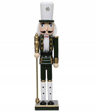 Kaemingk Drvena figurica božićnog Orašara 38 cm 1 komad