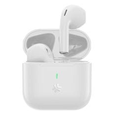 CELLY Kompaktne bežične Bluetooth slušalice u obliku kaplje, bijele boje