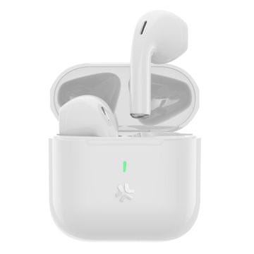 CELLY Kompaktne bežične Bluetooth slušalice u obliku kaplje, bijele boje