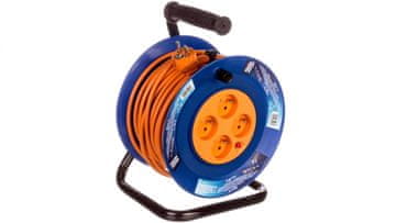 EMOS Produžni kabel s kolutom, 4 utičnice s/bez 30 m H05VV-F 3x1 P19430