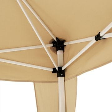 Northix Pop Up Gazebo 3x6m, krem, vodoodbojan, UV zaštita