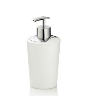 Kela Dozator sapuna KL-24192 MARTA plastic white H 17cm / ? 8cm / 350