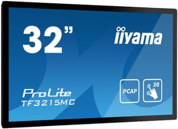 iiyama ProLite TF3215MC-B2 31,5" FHD kiosk s zaslonom osjetljivim na dodir, crni