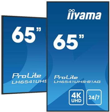 iiyama LH6541UHS-B1AG 64,5" 4K UHD Signage 24/7 Crni