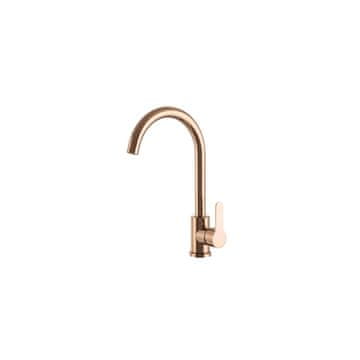 slomart Stojeća kuhinjska slavina DECO rosegold boje
