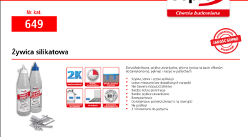 SOPRO 649 silikatna smola 0,6 l
