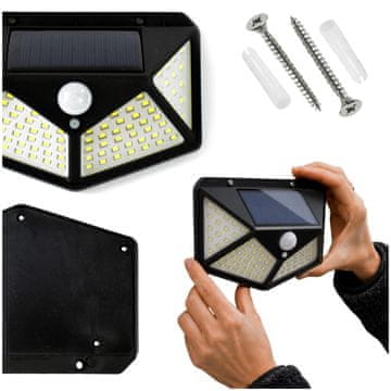 LED Solution LED solarna halogena vanjska vrtna svjetiljka sa senzorom pokreta 3 načina rada IP65
