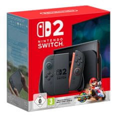 Nintendo Igraća konzola Nintendo Switch 2 + Mario Kart World - sustav za igranje 4K HDR s kontrolerima Joy-Con 2 i GameChatom