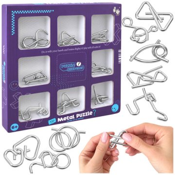 slomart MAXY Metalne slagalice - set 8 komada