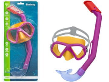 slomart BESTWAY Komplet za ronjenje Maska+Disalica Roza