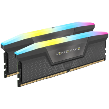 Corsair Vengeance RGB Grey DDR5 64GB (2x32GB) 6000MHz CL40 EXPO/XMP UDIMM memorija