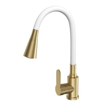 slomart Slavina Flex 3000 bijelo-brušeno zlatne boje