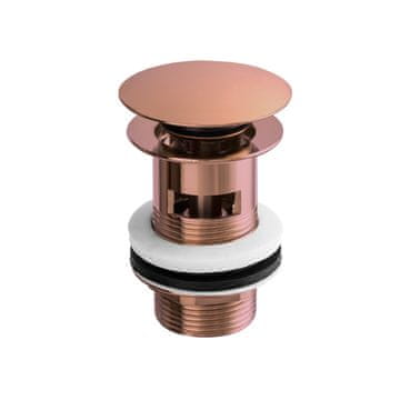 slomart Klik klak odvod s rosegold preljevom za umivaonik