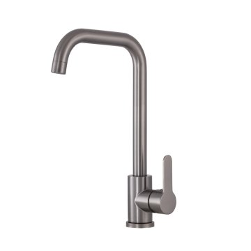 slomart Tamnosiva kuhinjska slavina Steel gun grey