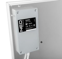 NEO NEO TOOLS infracrvena grijaća ploča 720W, Wi-Fi, IPX4, bijela