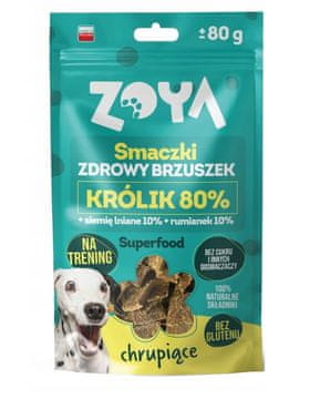 Zoya ZOYA Poslastica za pse Healthy Tummy Zec 80g