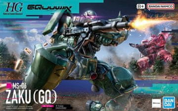slomart Bandai HGGQ 1/144 MS-06 Zaku (GQ) - Model za sastavljanje