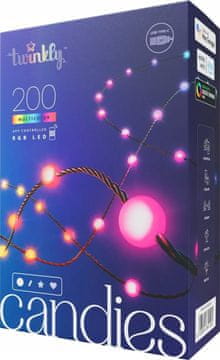 Twinkly Twinkly Candies LED Božićna rasvjeta TWKP200RGB-G 6m 200 svjetala