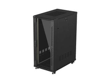 slomart LAE FF01-6027-12B Samostojeći Reko ormar 27U 19", 600x1000 mm, staklena vrata