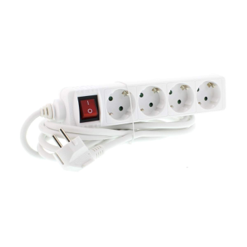 Well Razdjelnik 220V 1/4, 3m, sklopka, 16A/3500W, IP20, bijela