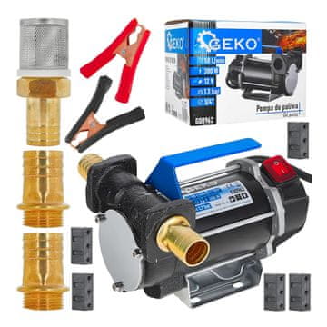 GEKO Samousisavajuća električna pumpa od 300 W, 12 V, za tekućine i gorivo