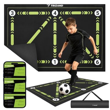 Northix Podloga za nogometni trening 60 x 90 cm s neklizajućom gumenom podlogom