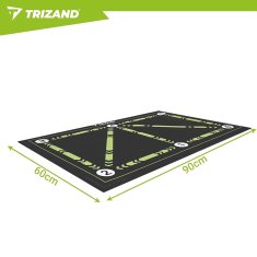 Northix Podloga za nogometni trening 60 x 90 cm s neklizajućom gumenom podlogom