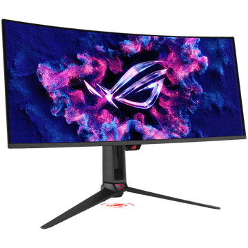 ASUS ROG Swift OLED PG34WCDN zakrivljeni gaming monitor - 86.4cm (34''), UWQHD (3440 x 1440), Tandem RGB QD-OLED, 1800R, 360Hz, 0.03ms, BlackShield, G-SYNC kompatibilan, DisplayHDR 500 True Black